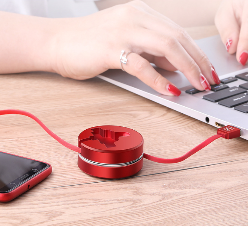 3-in-1 Retractable Fast Charging Data Cable